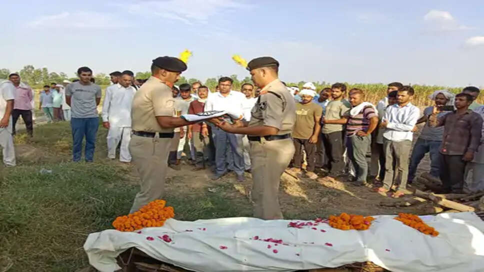 भिवानी : बीएसएफ जवान की राजकीय सम्मान के साथ अंत्येष्टि