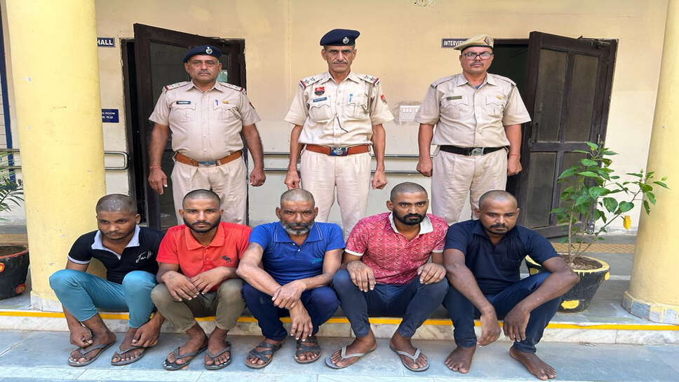 भिवानी: 55 घरों में चोरी करने वाला गिरोह काबू