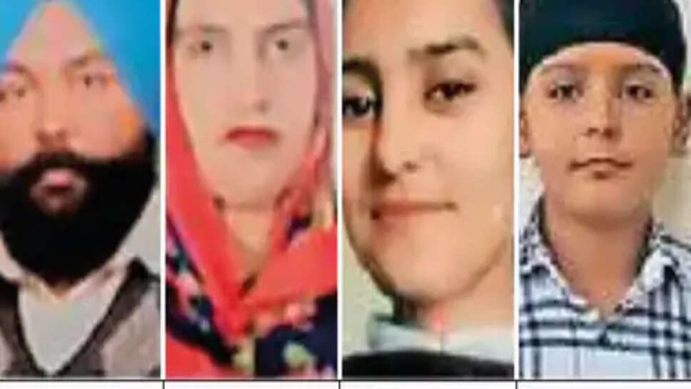 अंबाला में कार नहर में डूबी, मां-बाप, 2 बच्चे मरे