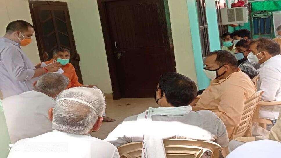 कच्चे कर्मचारी मिले एमपी से बोले ,भिवानी जिले में डीसी रेट अन्य जिलों से कम