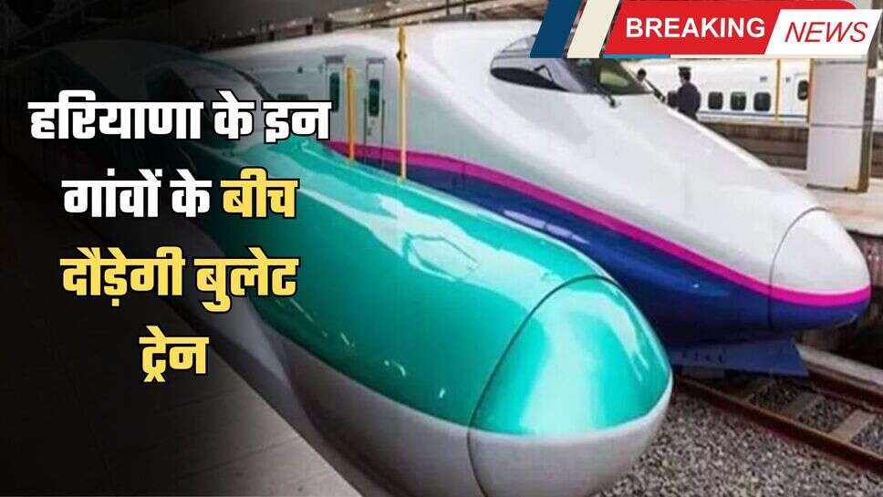 Delhi-Amritsar Bullet Train: हरियाणा के इन गांवों के बीच दौड़ेगी बुलेट ट्रेन, जमीन मालिक होंगे मालामाल, मिलेगा इतना पैसा