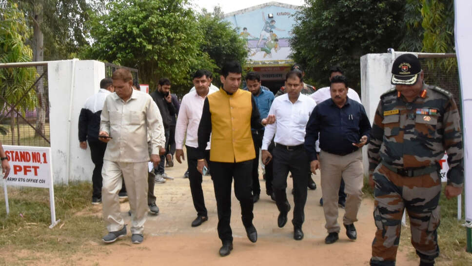 सेना भर्ती रैली की तैयारियां पूरी: एसडीएम संदीप अग्रवाल