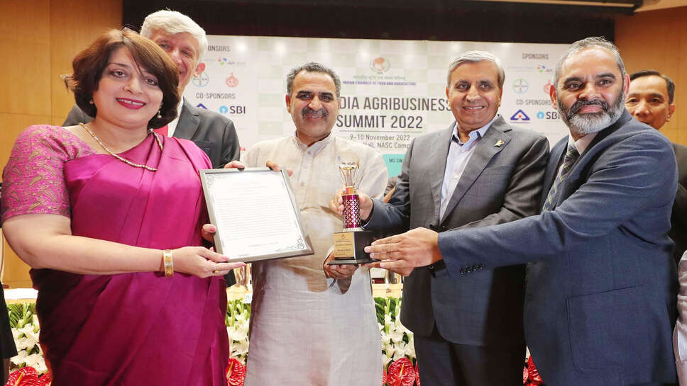 हरियाणा को मिला सर्वश्रेष्ठ राज्य कृषि व्यवसाय पुरस्कार-2022