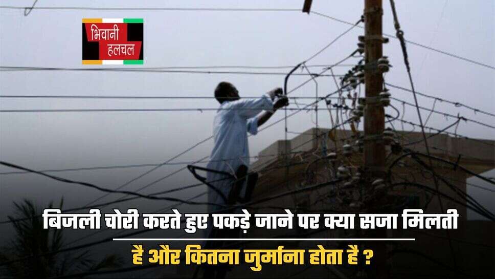 Electricity Rule : बिजली चोरी करते हुए पकड़े जाने पर क्या सजा मिलती है और कितना जुर्माना होता है ?