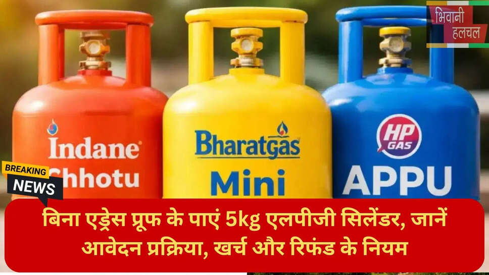 इंडेन मिनी एलपीजी सिलेंडर