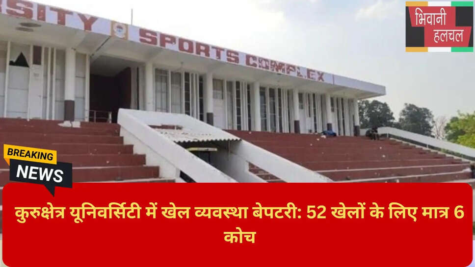 यूनिवर्सिटी कोच वैकेंसी 2026