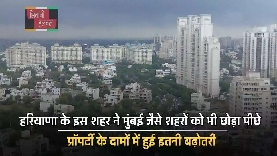 हरियाणा के इस शहर ने मुंबई जैसे शहरों को भी छोड़ा पीछे, प्रॉपर्टी के दामों में हुई इतनी बढ़ोतरी&nbsp;