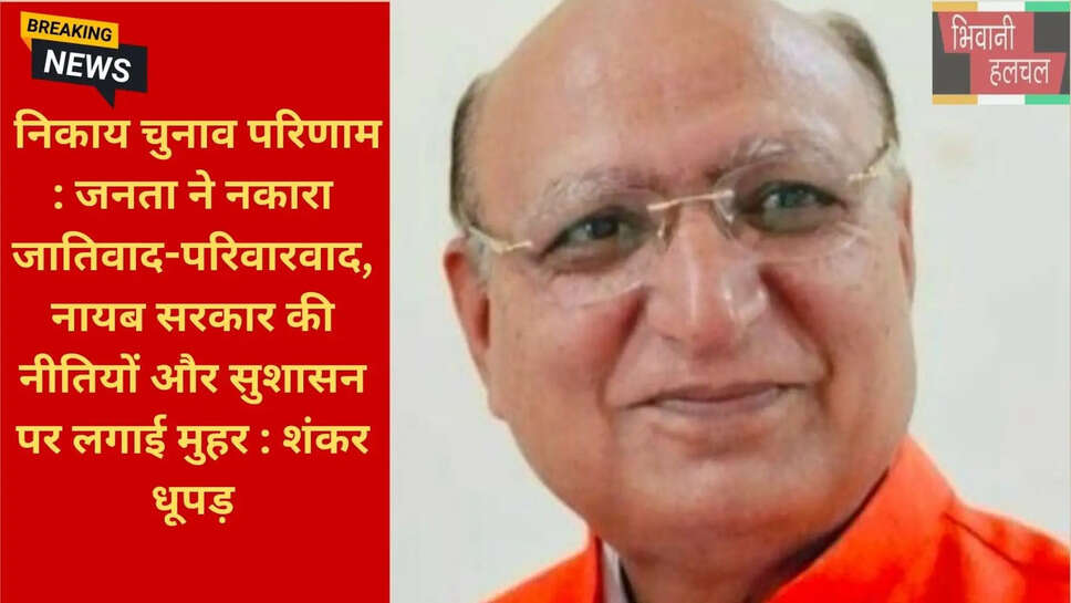 Rewari Sampla Dharuhera Election Results