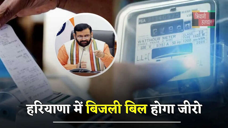 हरियाणा में बिजली बिल होगा जीरो, बस करना होगा छोटा सा ये काम...