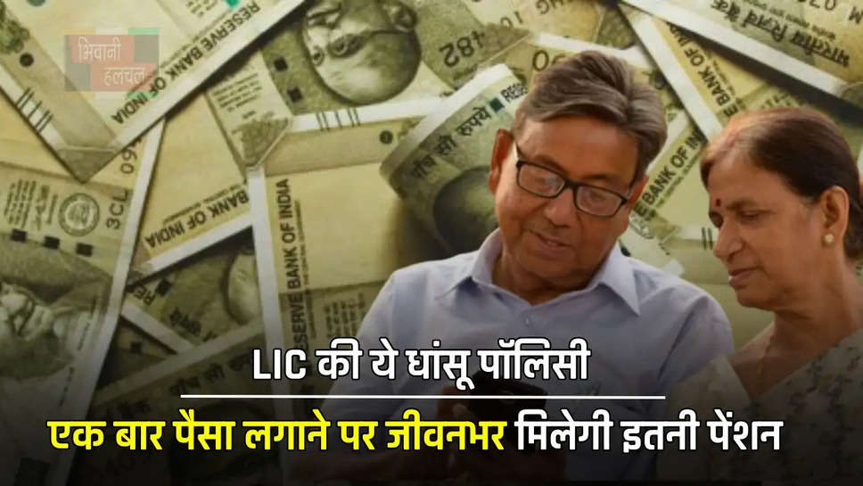 LIC की ये धांसू पॉलिसी, एक बार पैसा लगाने पर जीवनभर मिलेगी इतनी पेंशन 