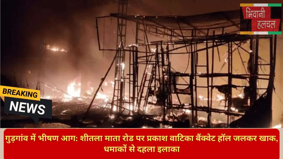 Gurgaon Banquet Hall Fire