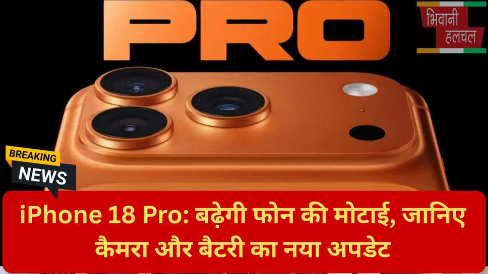 iPhone 18 Pro थिकनेस