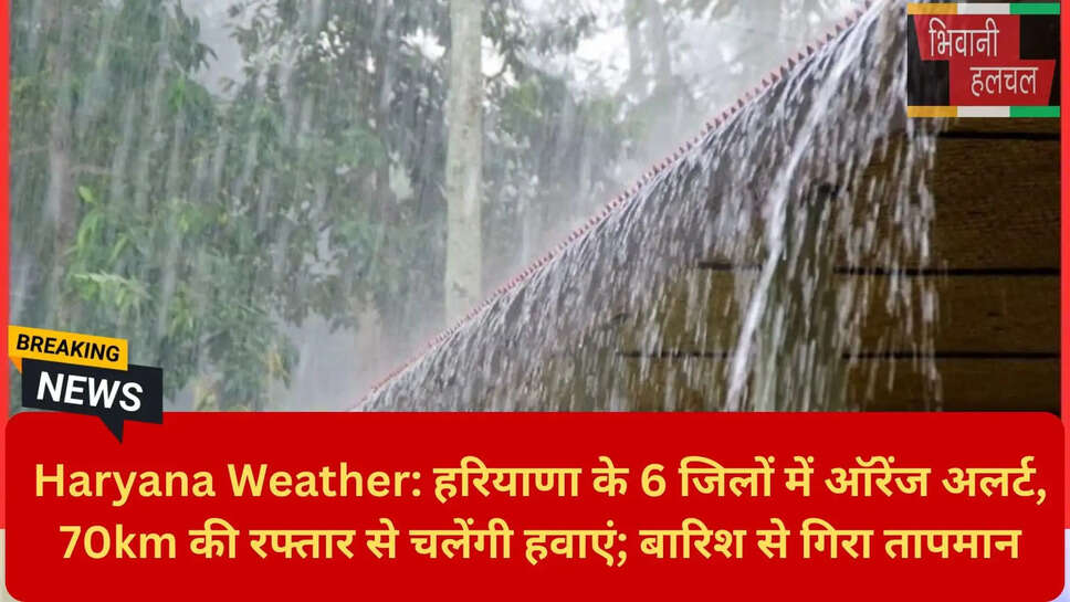 Temperature Drop in Haryana