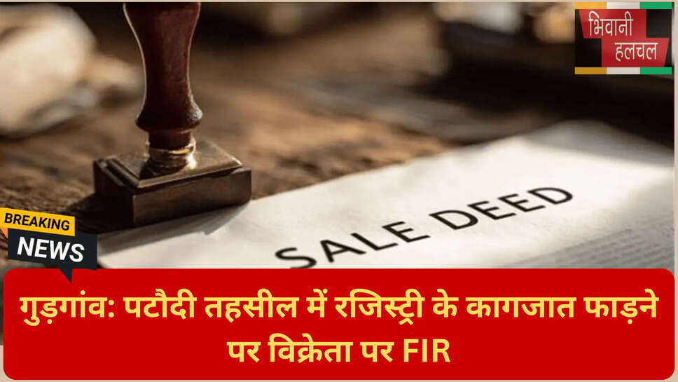 पटौदी थाना पुलिस कार्रवाई