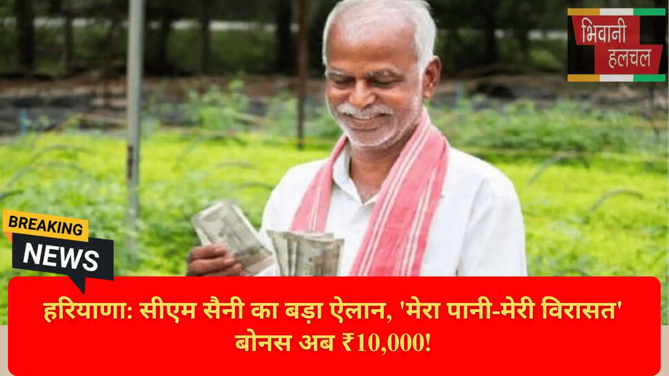 मुख्यमंत्री नायब सिंह सैनी घोषणाएं