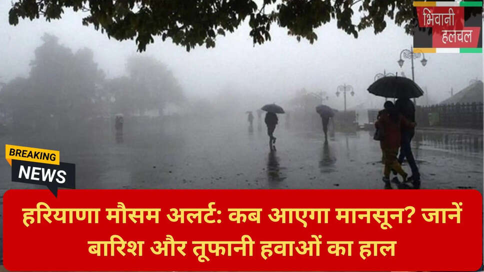 हरियाणा तूफानी बारिश