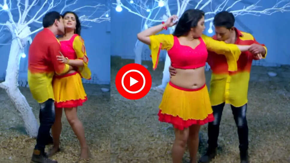 लाल स्&zwj;कर्ट में आम्रपाली दुबे ने इंटरनेट पर मचाया कहर, आप भी देखें वीडियो&nbsp;