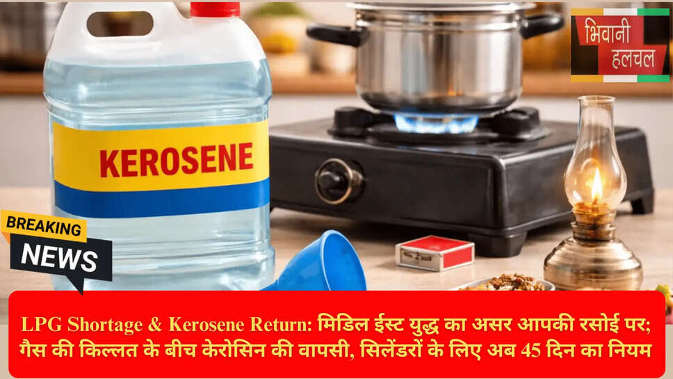 गैस सिलेंडर 45 दिन का नियम