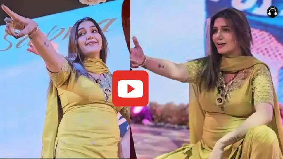  सपना चौधरी ने देशी ठुमकों से लूटी महफिल, कातिल आदाओं से लोगों को बनाया दीवाना&nbsp;