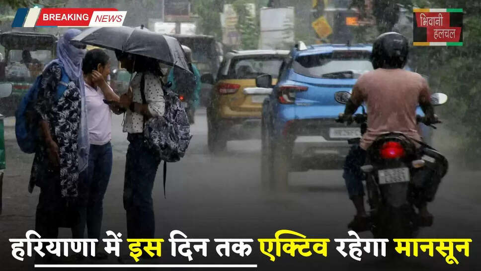 Haryana Rain Alert: हरियाणा के इन जिलों में बारिश का अलर्ट, इस दिन तक एक्टिव रहेगा मानसून