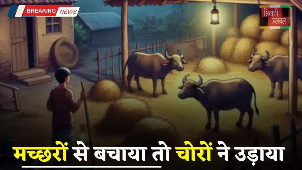 Haryana: मच्छरों से बचाया तो चोरों ने उड़ाया, 16 भैंसे हो गई रातों रात गायब...