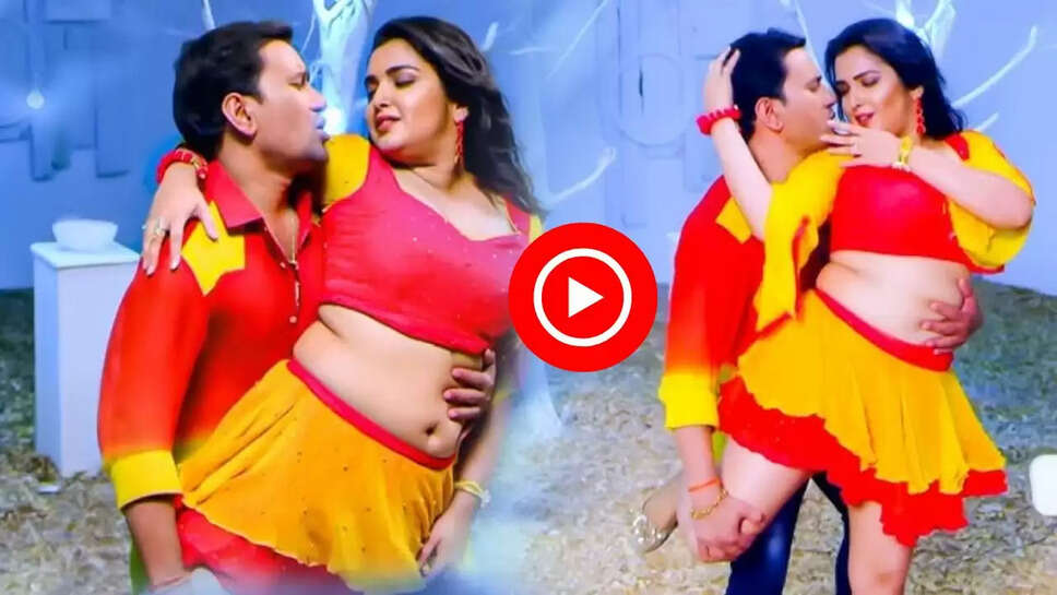 लाल स्&zwj;कर्ट में आम्रपाली दुबे ने इंटरनेट पर मचाया कहर, आप भी देखें वीडियो&nbsp;