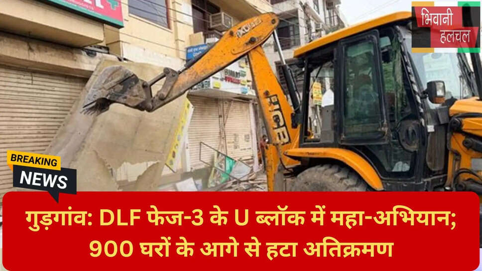 गुरुग्राम ट्रैफिक जाम यू ब्लॉक