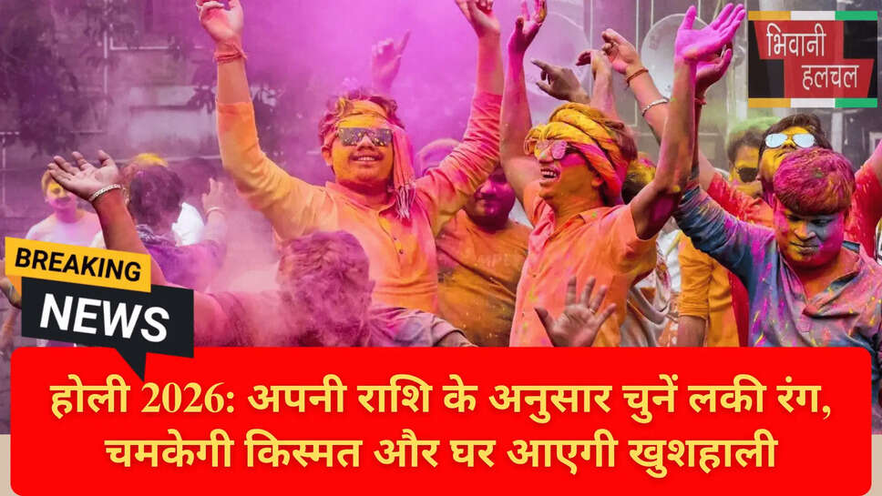 Lucky Colors for Holi