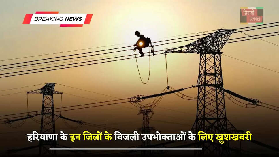  हरियाणा के इन जिलों के बिजली उपभोक्ताओं के लिए खुशखबरी, आज होगा शिकायतों का निवारण