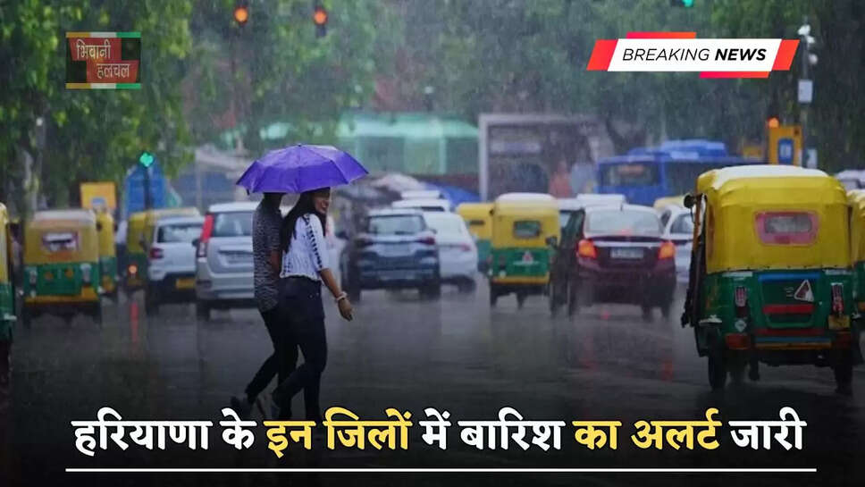 हरियाणा के इन जिलों में बारिश का अलर्ट जारी, जाने मौसम विभाग की ताजा अपडेट ?
