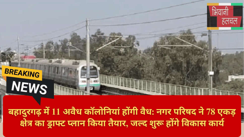 लाइनपार बहादुरगढ़ विकास कार्य