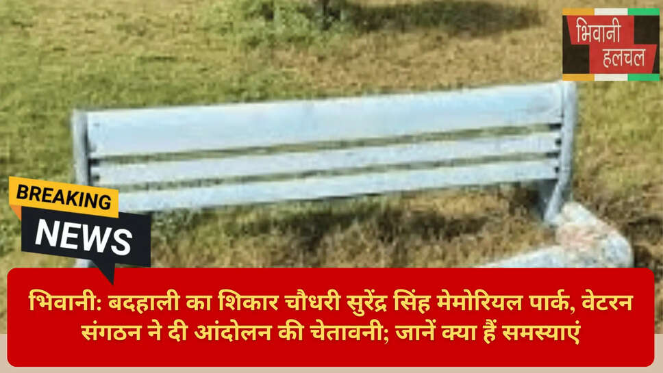 Memorial Park Bhiwani Maintenance