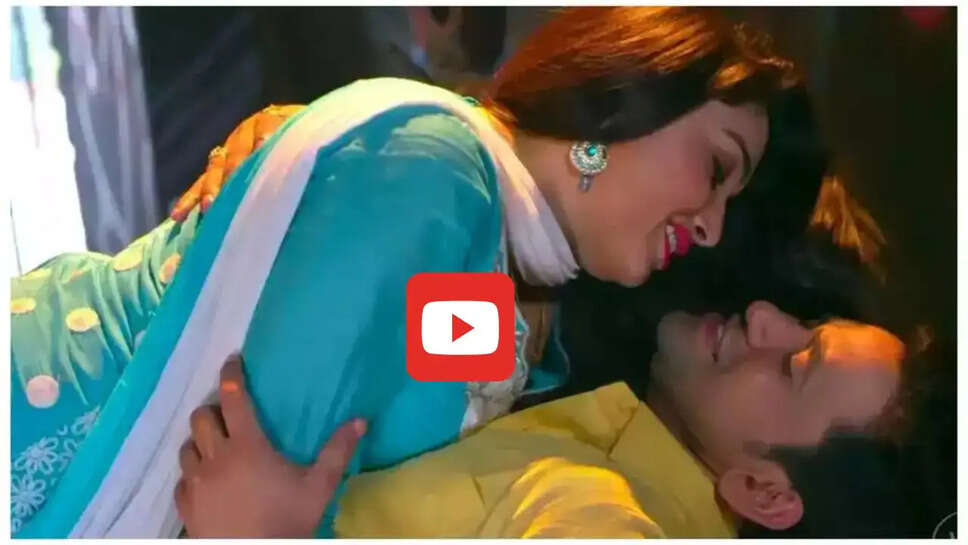 सुहागरात के बहाने आम्रपाली के साथ रोमांस करते दिखे निरहुआ