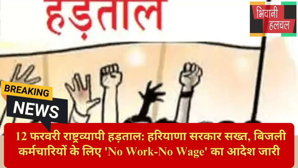 Haryana Bijli Vibhag Strike