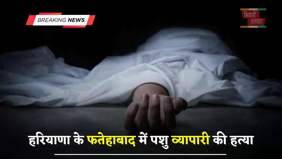 हरियाणा के फतेहाबाद में पशु व्यापारी की हत्या, ये वजह आई सामने ?