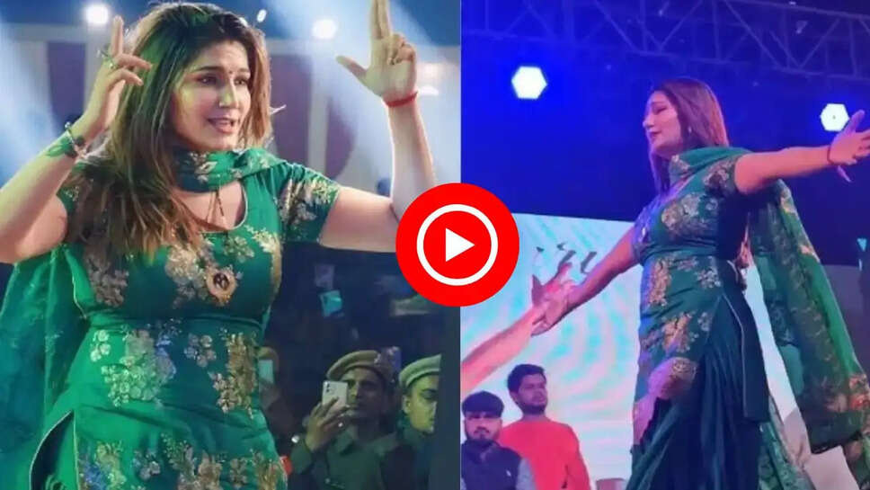 सपना चौधरी ने &lsquo;तेरा यार विलेजर&rsquo; गाने पर लगाए जोरदार ठुमके, देखने या गया पूरा गांव&nbsp;
