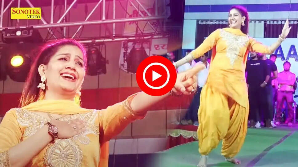 सपना चौधरी का इतना गजब का डांस देख लोग हुए कायल, एक फैन ने उठकर किया ये काम सपना शरमाई