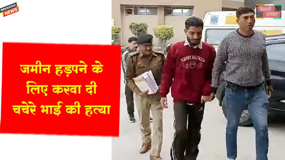 जमीन हड़पने के लिए करवाई चचेरे भाई की हत्या&nbsp;