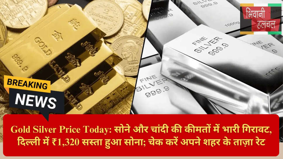 Gold Silver Rates Drop