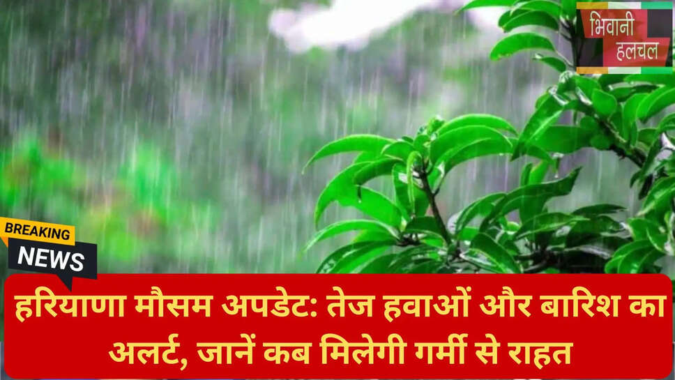 तेज हवाएं हरियाणा