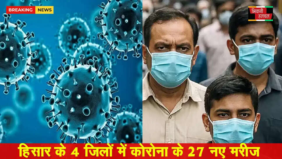 हरियाणा के 4 जिलों में 27 नए कोरोना मरीज मिले&nbsp;