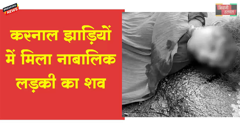 करनाल झाड़ियों में मिला नाबालिग लड़की का शव, सिर में चोट के निशान