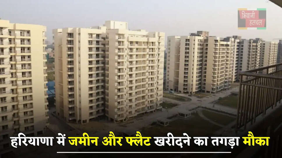 हरियाणा में जमीन और फ्लैट खरीदने का तगड़ा मौका, ई- नीलामी का शेड्यूल हुआ जारी