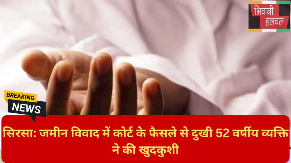 जमीन विवाद आत्महत्या मामला