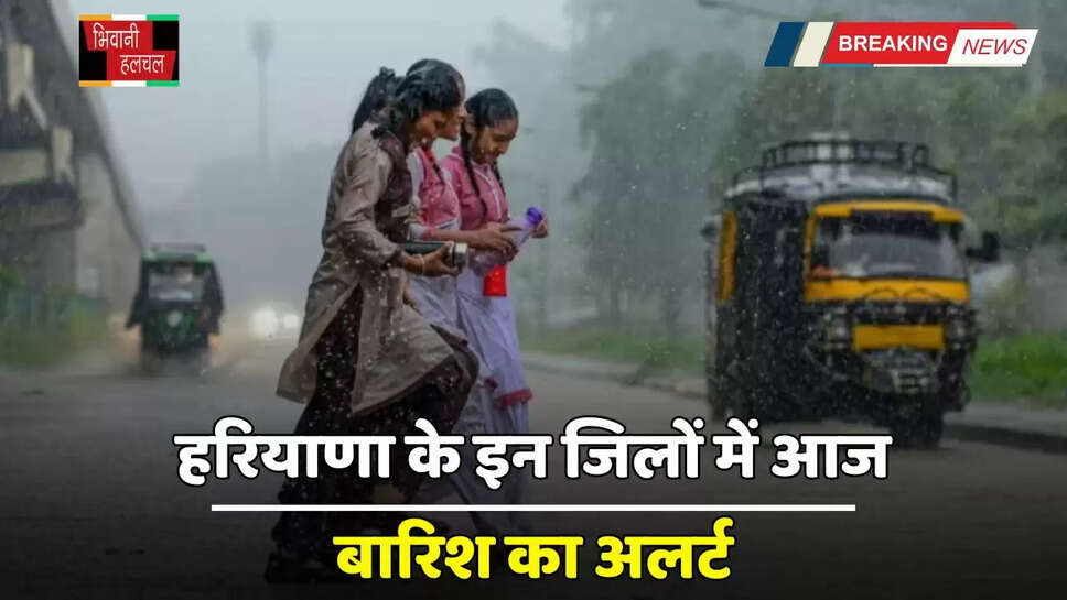 Haryana Weather: हरियाणा के इन जिलों में आज बारिश का अलर्ट, देखें अगले 2 दिन के मौसम का हाल ?