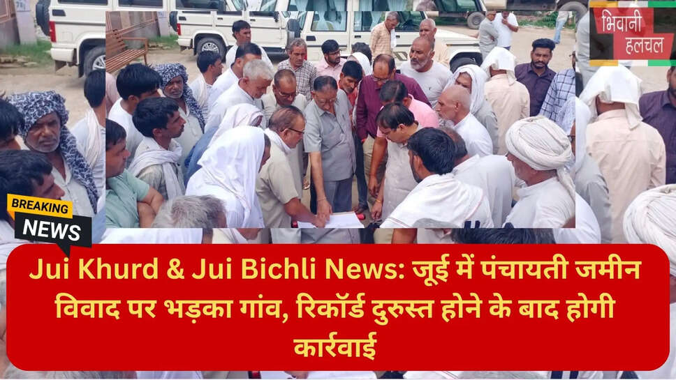 जूई चकबंदी कार्य