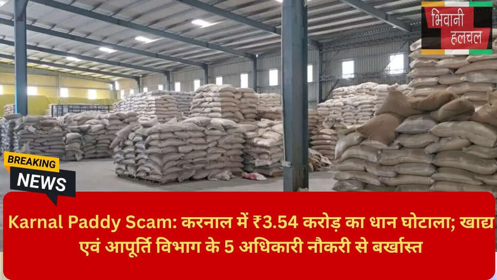 Corruption in Rice Procurement Haryana Districts