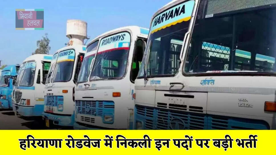 हरियाणा रोडवेज में निकली इन पदों पर बड़ी भर्ती, जल्दी करें आवेदन