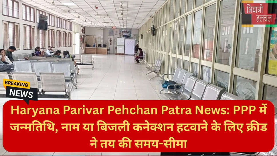 भिवानी परिवार पहचान पत्र खबर
