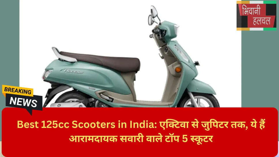 Best 125cc Scooters in India 2026